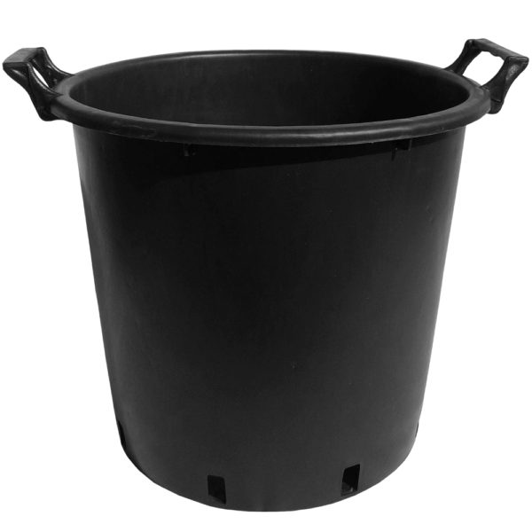 30 L Round Plastic Pot with Handles